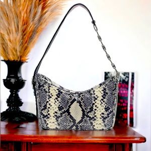 Marc Jacobs Leather Snakeskin Shoulder Bag NWT